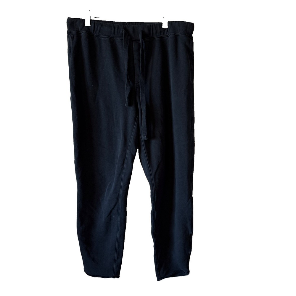 Frank & Eileen Black Terry Christine Tulip Ankle Sweatpants Medium LAB639TF